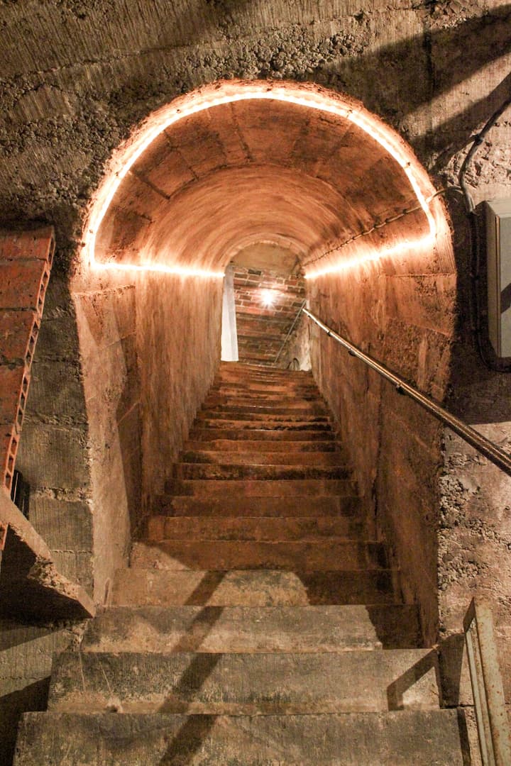 Descente de cave Champagne Robert Thoumy